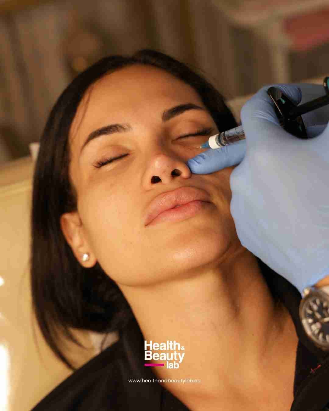 Non-surgical nose filler treatment at Health & Beauty Lab, Mayfair, London